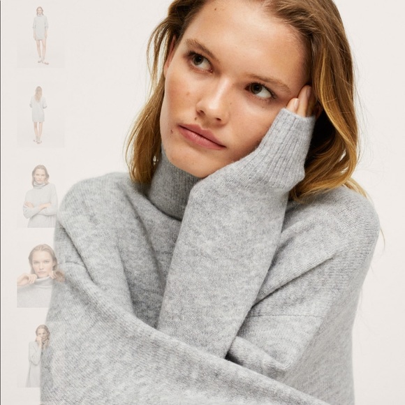 *NWT Mango Turtle neck knit dress size small - Picture 5 of 11